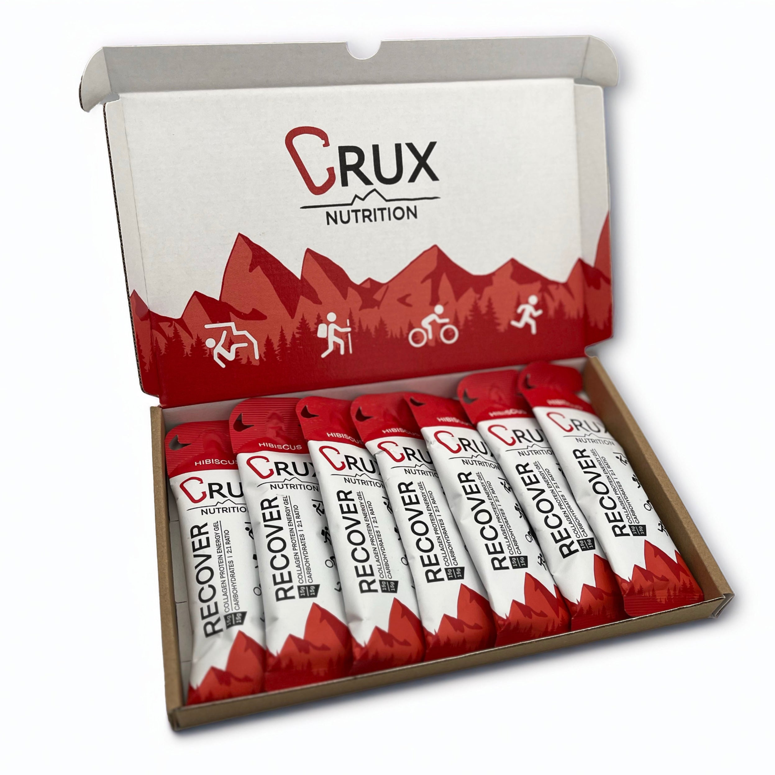 7 / 14 Pack - Hibiscus Collagen Protein Energy Gel